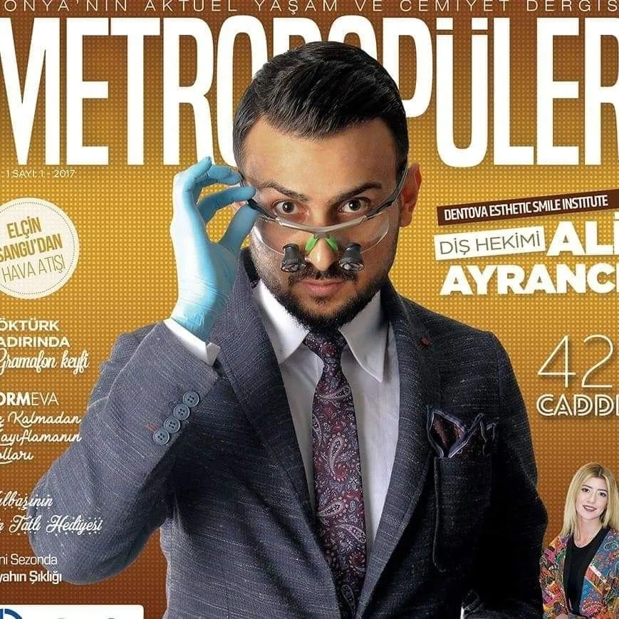   Diş Hekimi Ali Ayrancı günümüz modern diş hekimliğinde fonksiyon kadar estetiği ön planda tutan bir anlayışla mesleğini icra etmektedir.